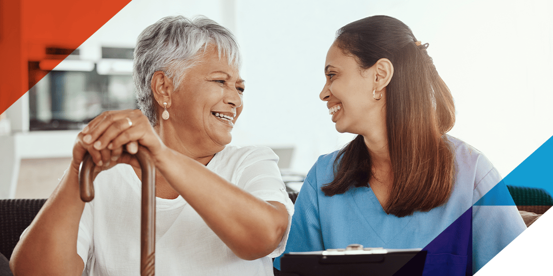 Nurse and patient